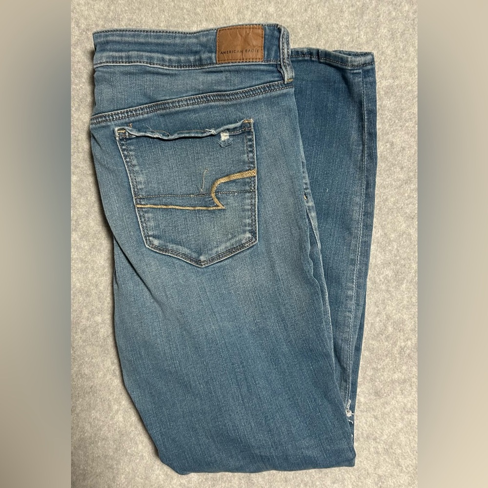 American Eagle Outfitters Women’s Size 16 Light Blue Skinny Jeans